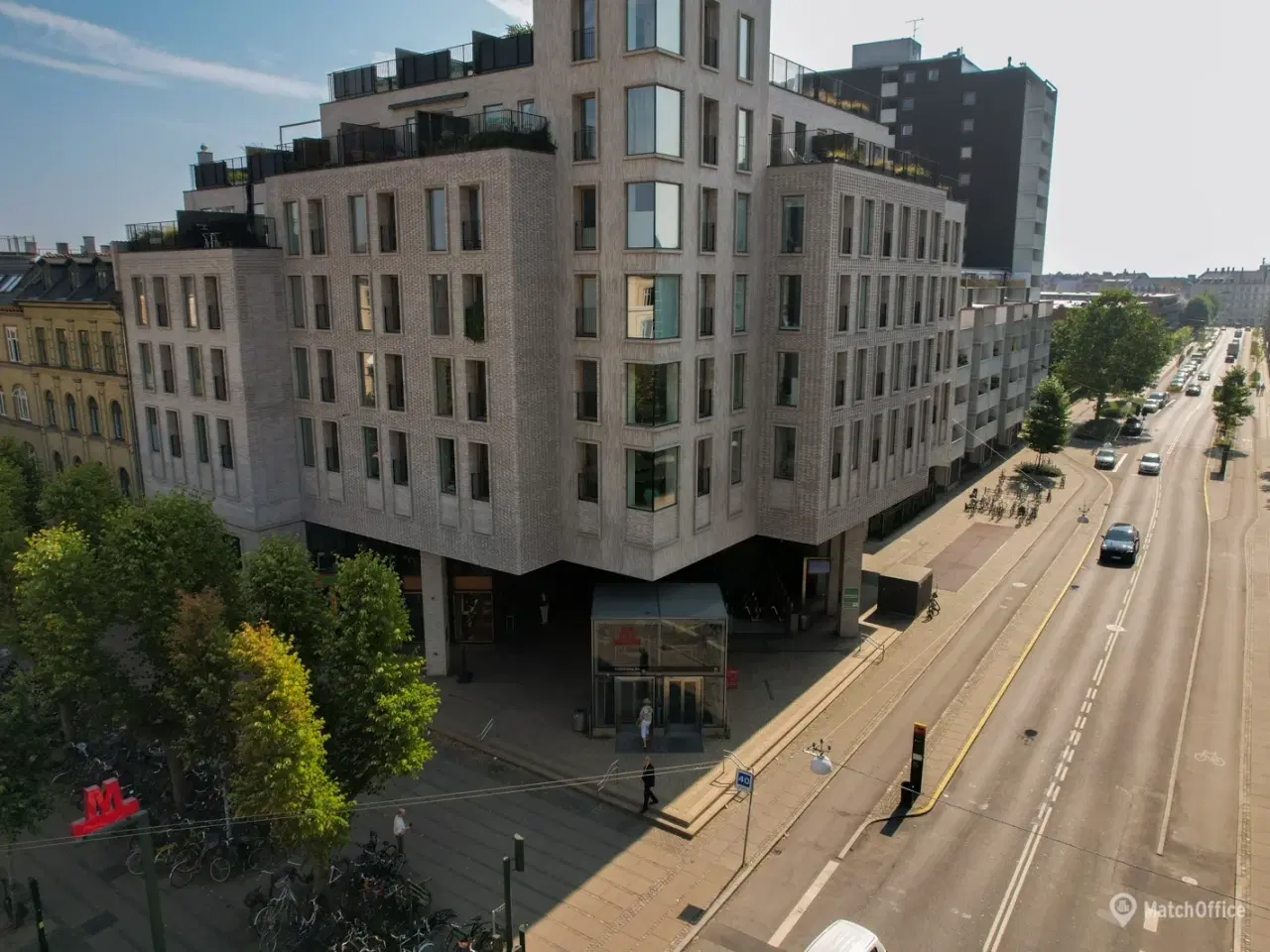 Billede 1 - Arkitekttegnede kontorlokaler med direkte adgang til Metroen