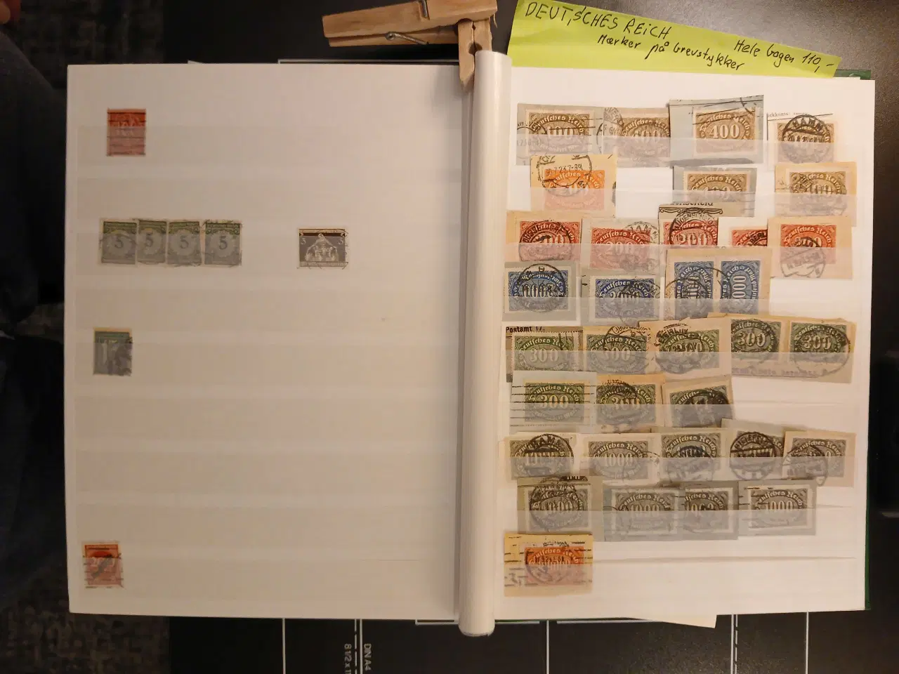 Billede 9 - Tyskland (86) Deutsches Reich Brevstykker. 32 side
