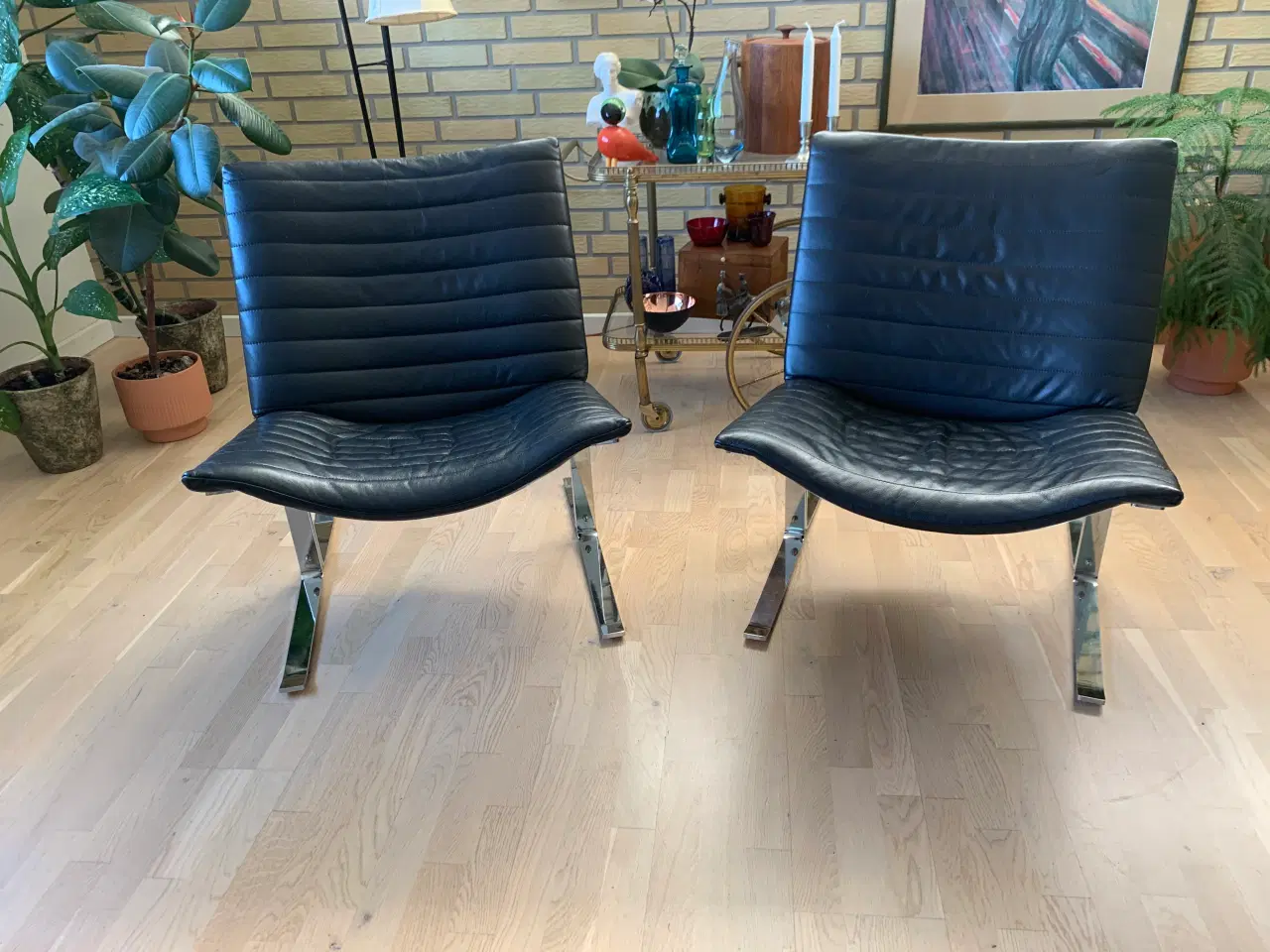 Billede 1 - 2 stk. Lounge stole fra Kebe møbler Danmark