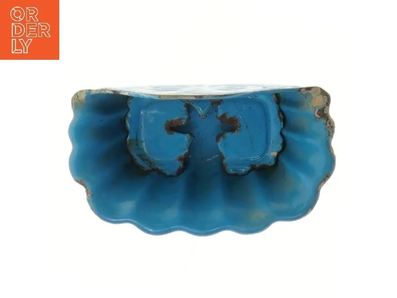 Billede 2 - Vintage blå sæbeskål (str. 15,5x9x11 cm)