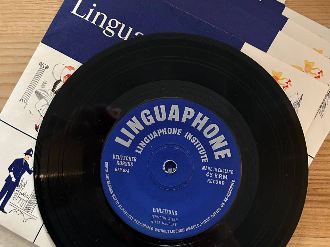 Billede 9 - Linguaphone tyskkursus 45 rpm plader fra 1969