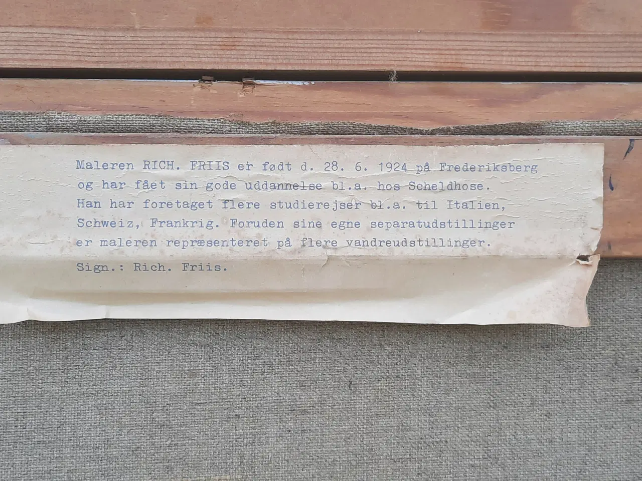 Billede 4 - Oliemaleri, Richard Friis