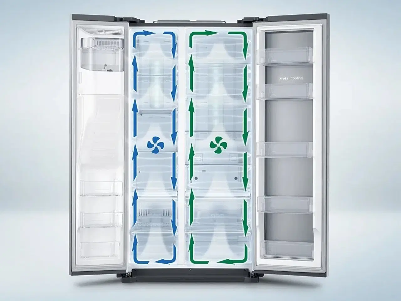 Billede 3 - Samsung Side by Side RS7778FHCWW (178,9 cm)