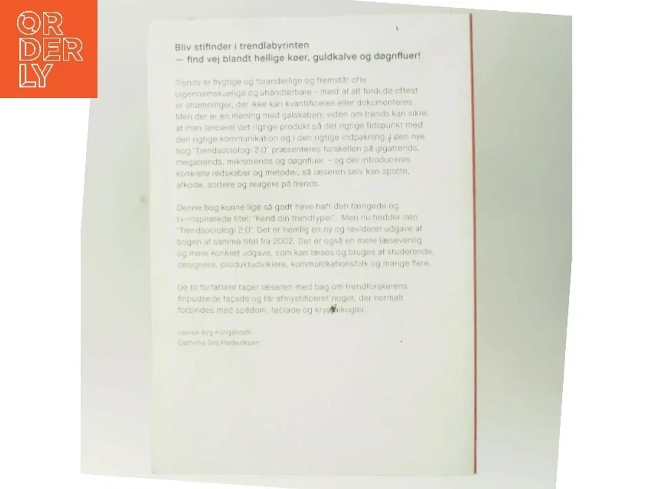 Billede 3 - Trendsociologi v. 2.0 af Louise Byg Kongsholm (Bog)