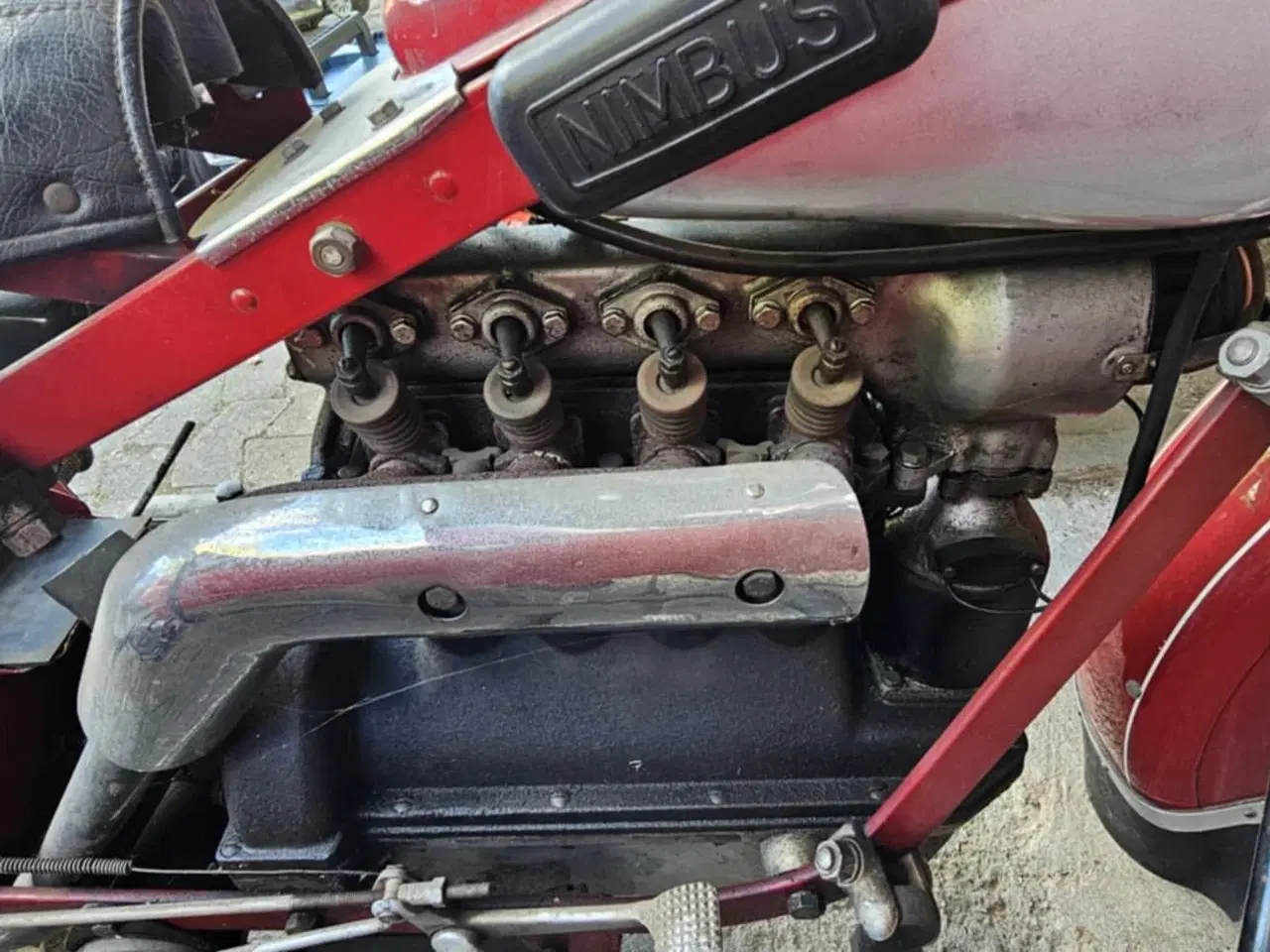 Billede 6 - Velholdt Nimbus med sidevogn