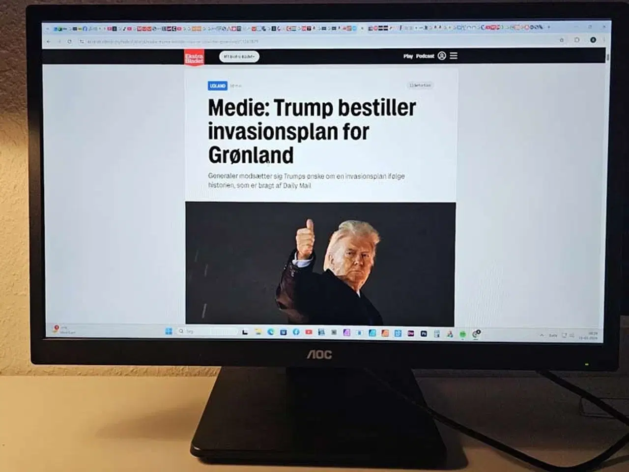 Billede 1 - AOC 24" Full HD m. IPS-panel, Aalborg