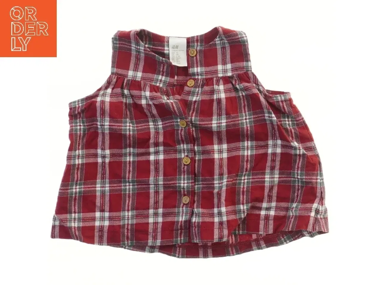 Billede 1 - Ærmeløs kjole med tern fra H&M (str. 62)