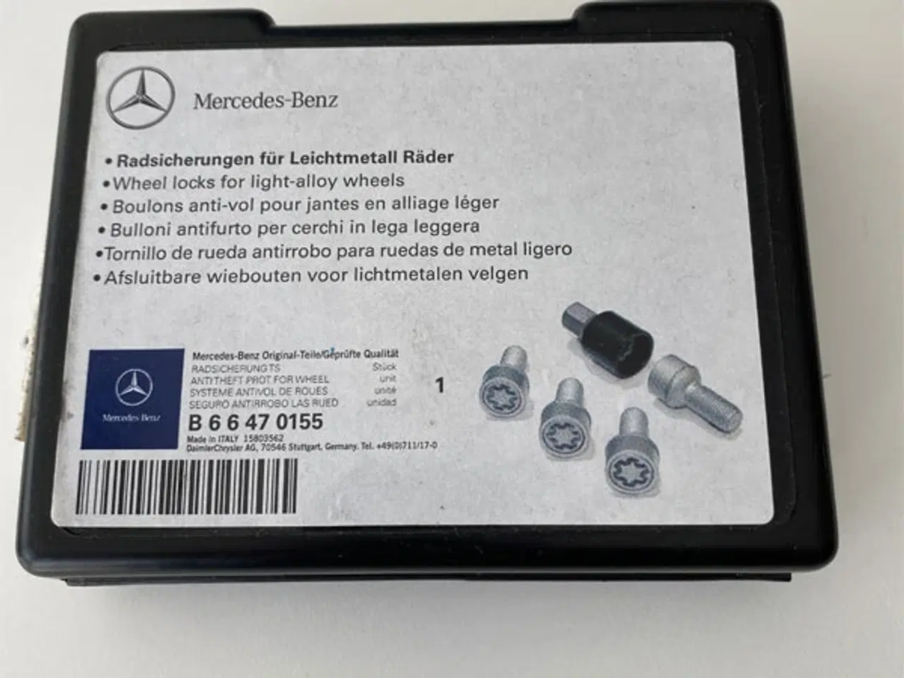 Billede 1 - Mercedes Låseboltesæt til E-klasse W211/S211