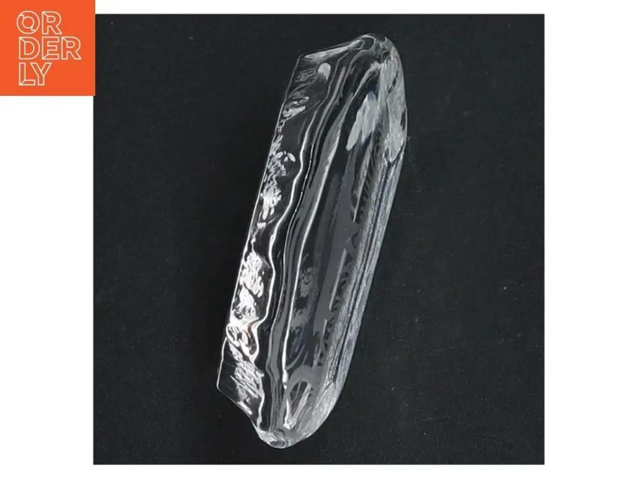 Billede 2 - Glasfigur af elg i skov (str. 8,5 cm)