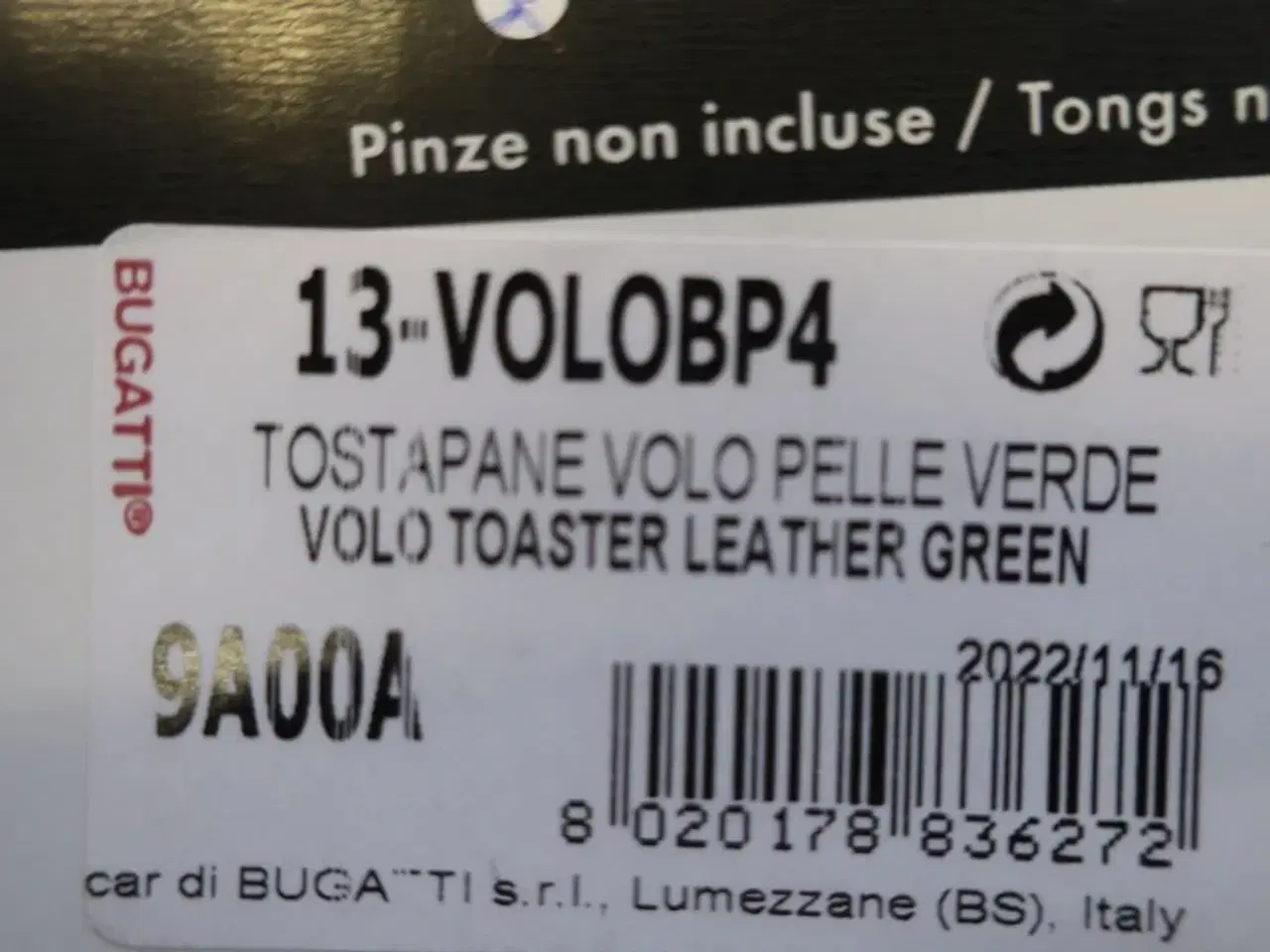 Billede 3 - Brødrister Toastmaskine BUGATTI 13-VOLOBP4