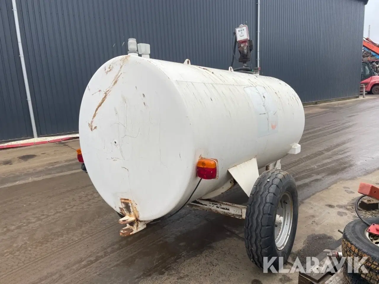 Billede 5 - Transportabel dieseltank med pumpe Roug 2500liters
