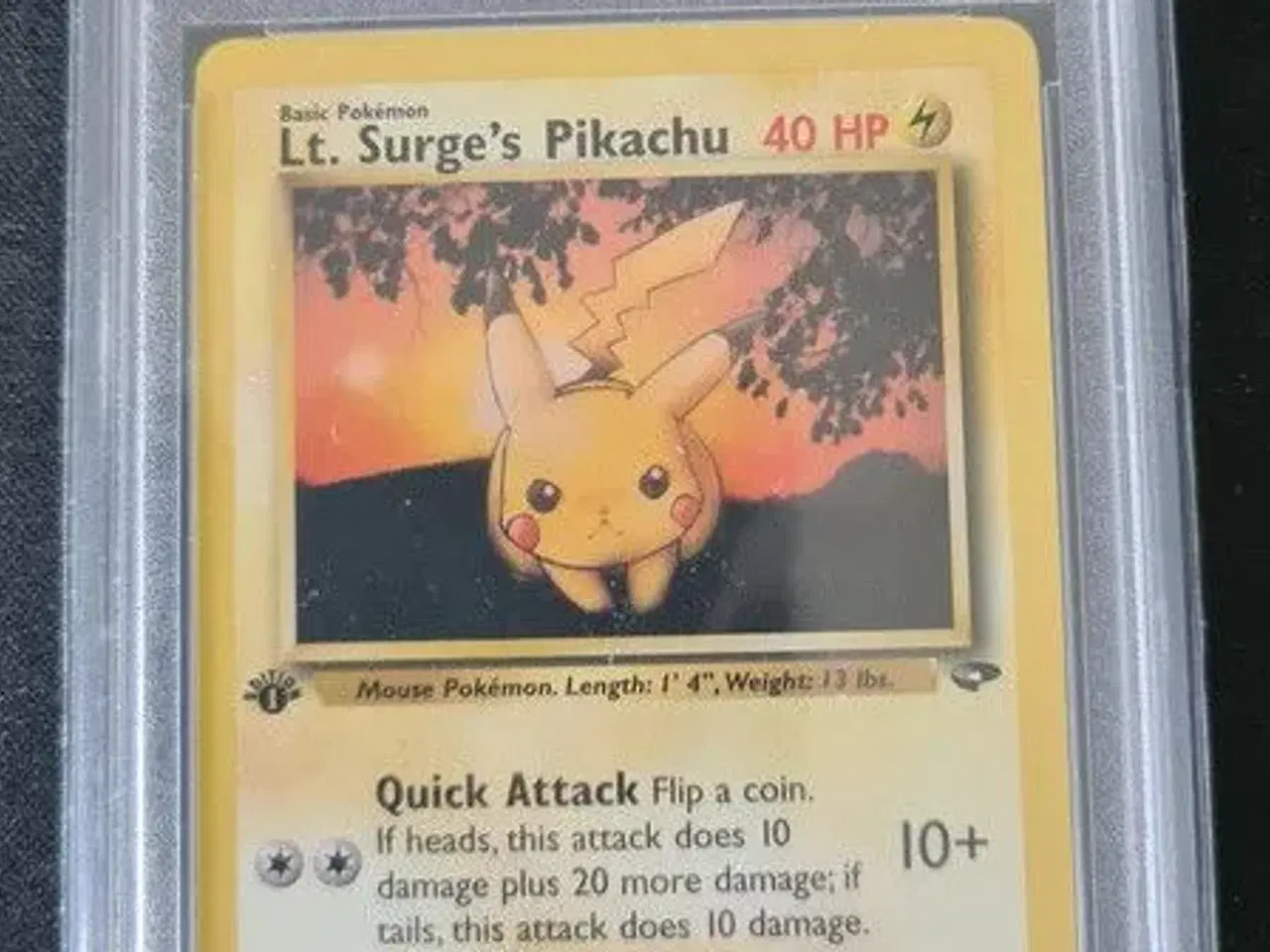 Billede 1 - Lt. Surge's pikachu - 1st edition