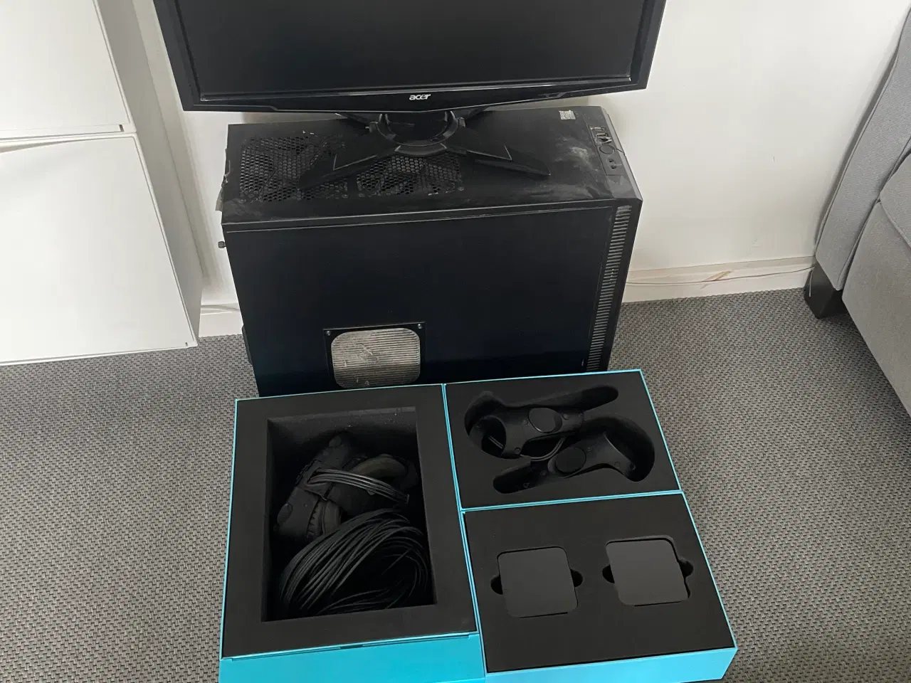 Billede 1 - HTC Vive 1 + Gamer PC + 120hz skærm + Gamer tastat