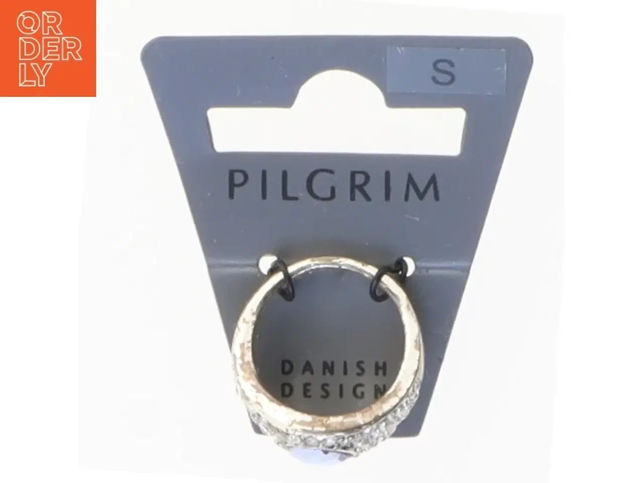 Billede 2 - Pilgrim ring med blå sten fra Pilgrim (str. 49 mm)