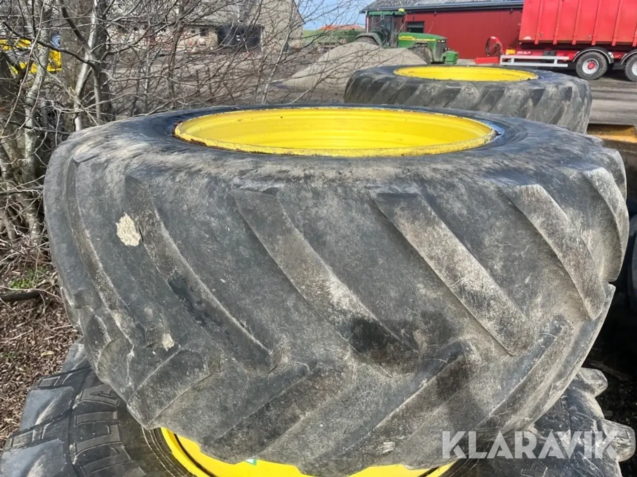 Billede 3 - Tvillinghjul John Deere 1 sæt - 4styk