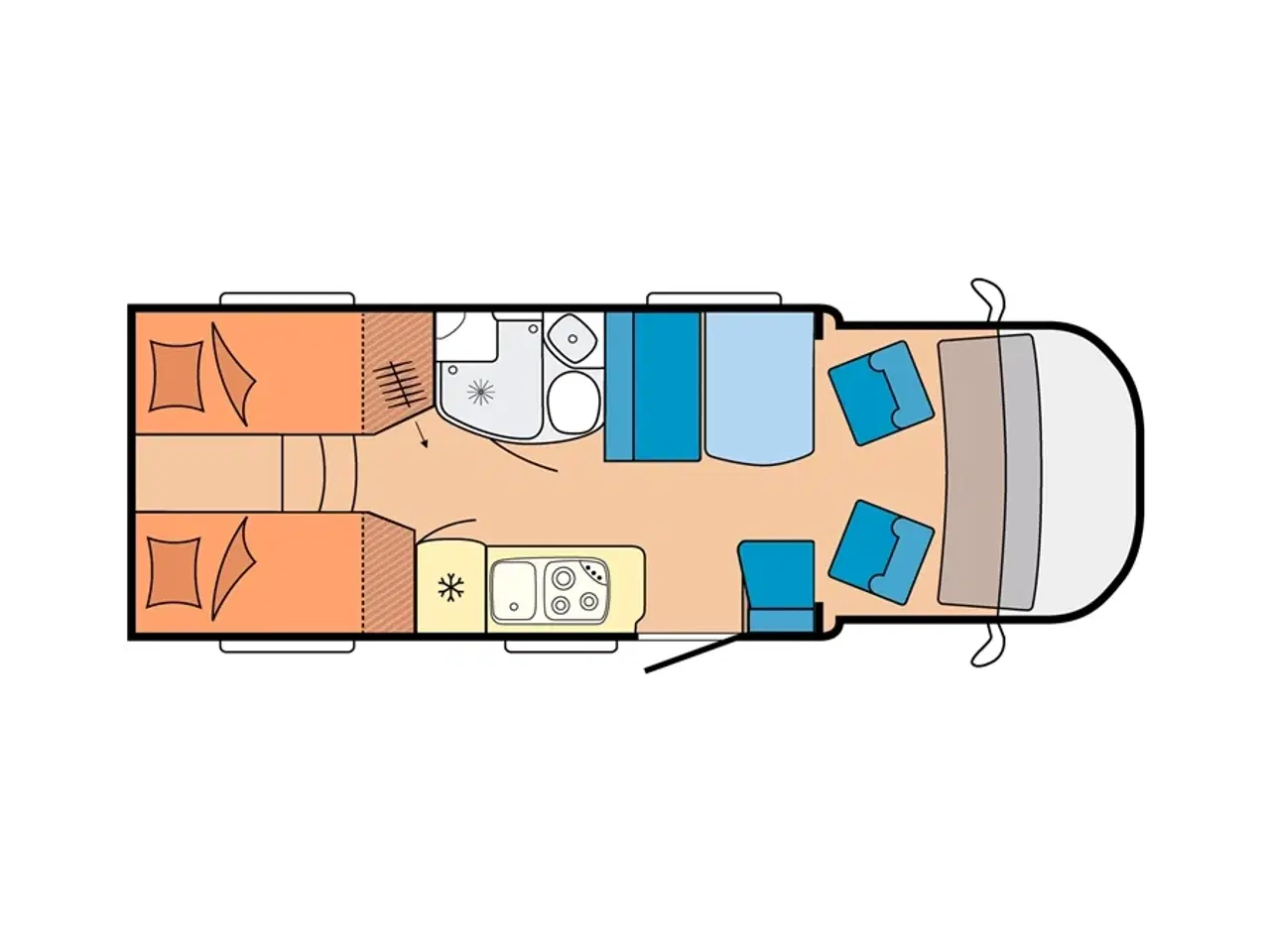 Billede 3 - 2021 - Hobby Optima De Luxe T 65 GE