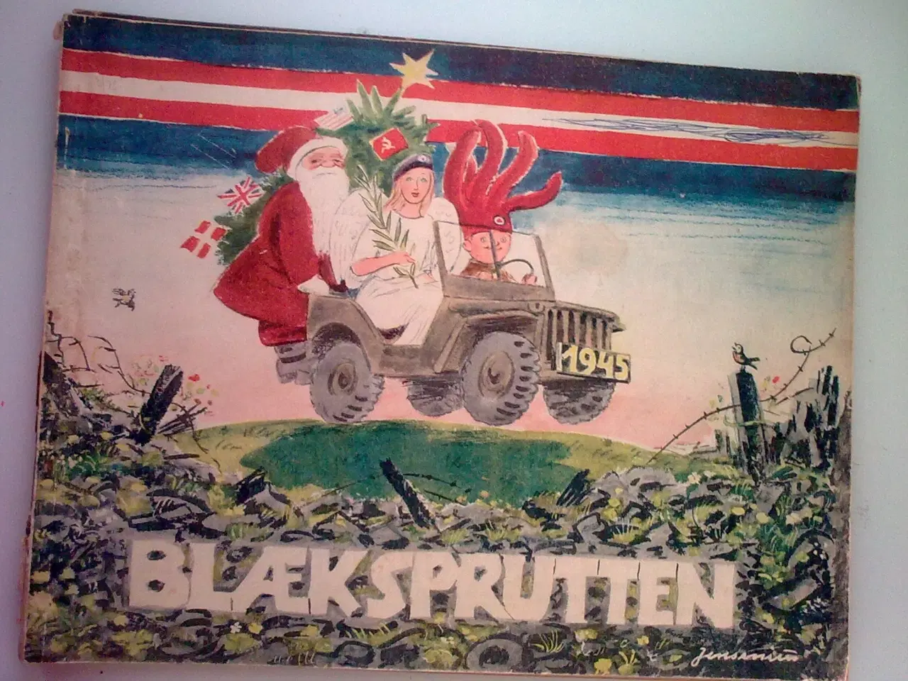 Billede 1 - Blæksprutten 2. v. krig SATIRE tegneserie årshæfte