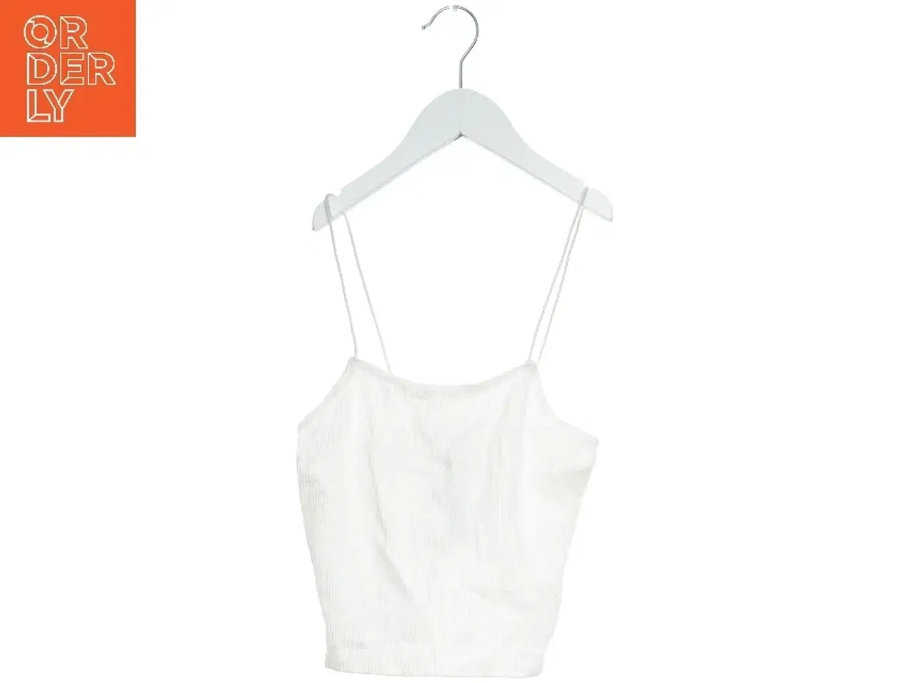 Billede 1 - Hvid top med stropper fra Zara (str. S)