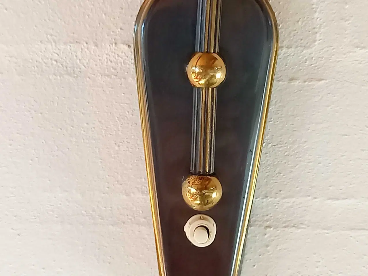 Billede 6 - Svingarmslampe i messing 