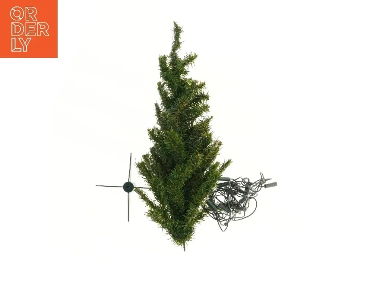 Billede 2 - Juletræ med elektrisk belysning (str. 60 cm)