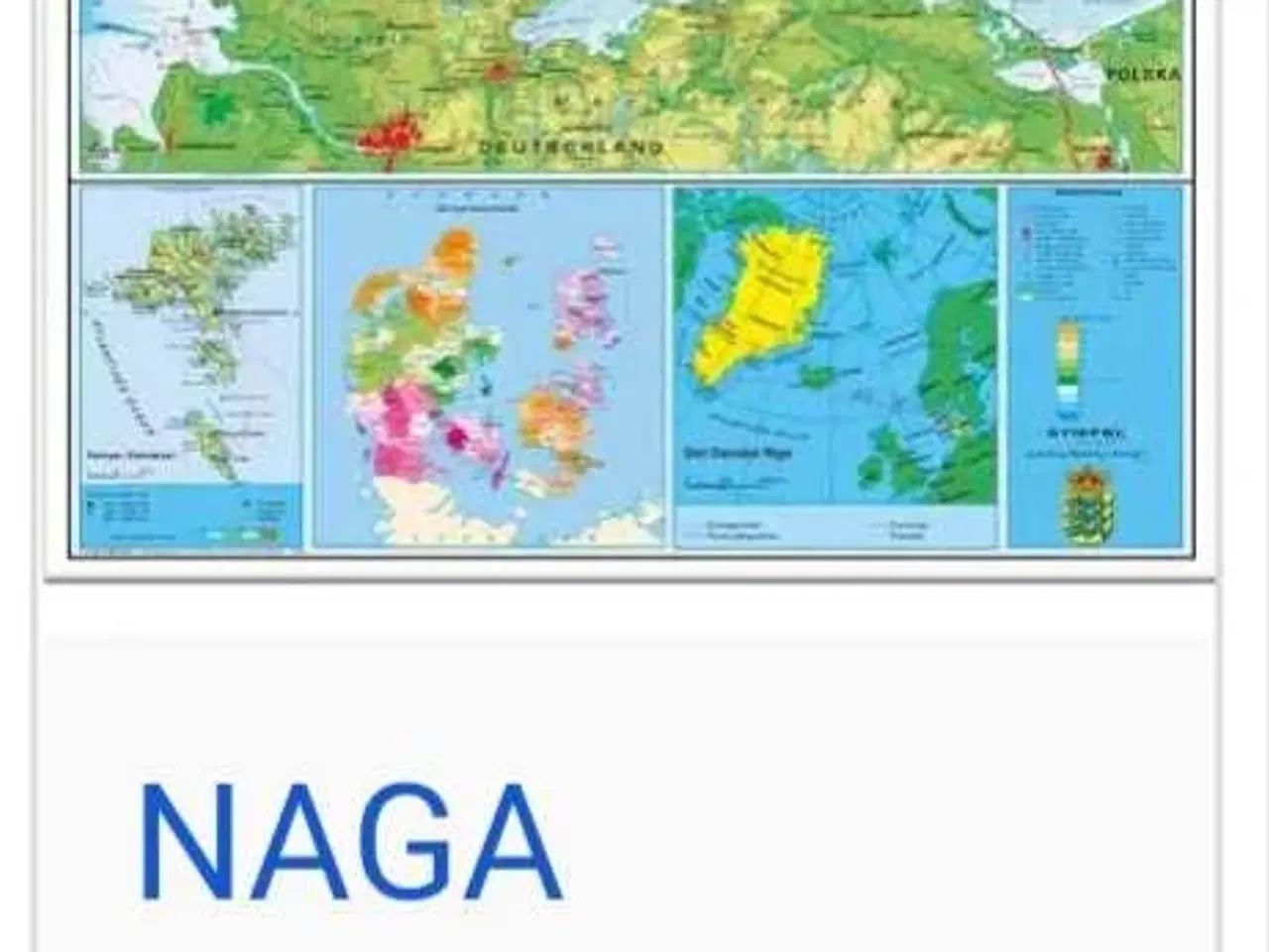 Billede 2 - Danmarkskort 