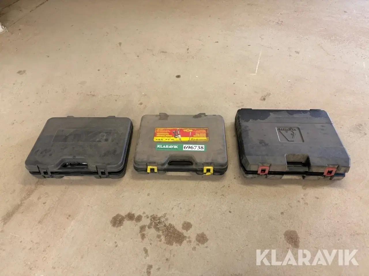 Billede 2 - Elektriske fedtpistoler i kufferter 3 styk
