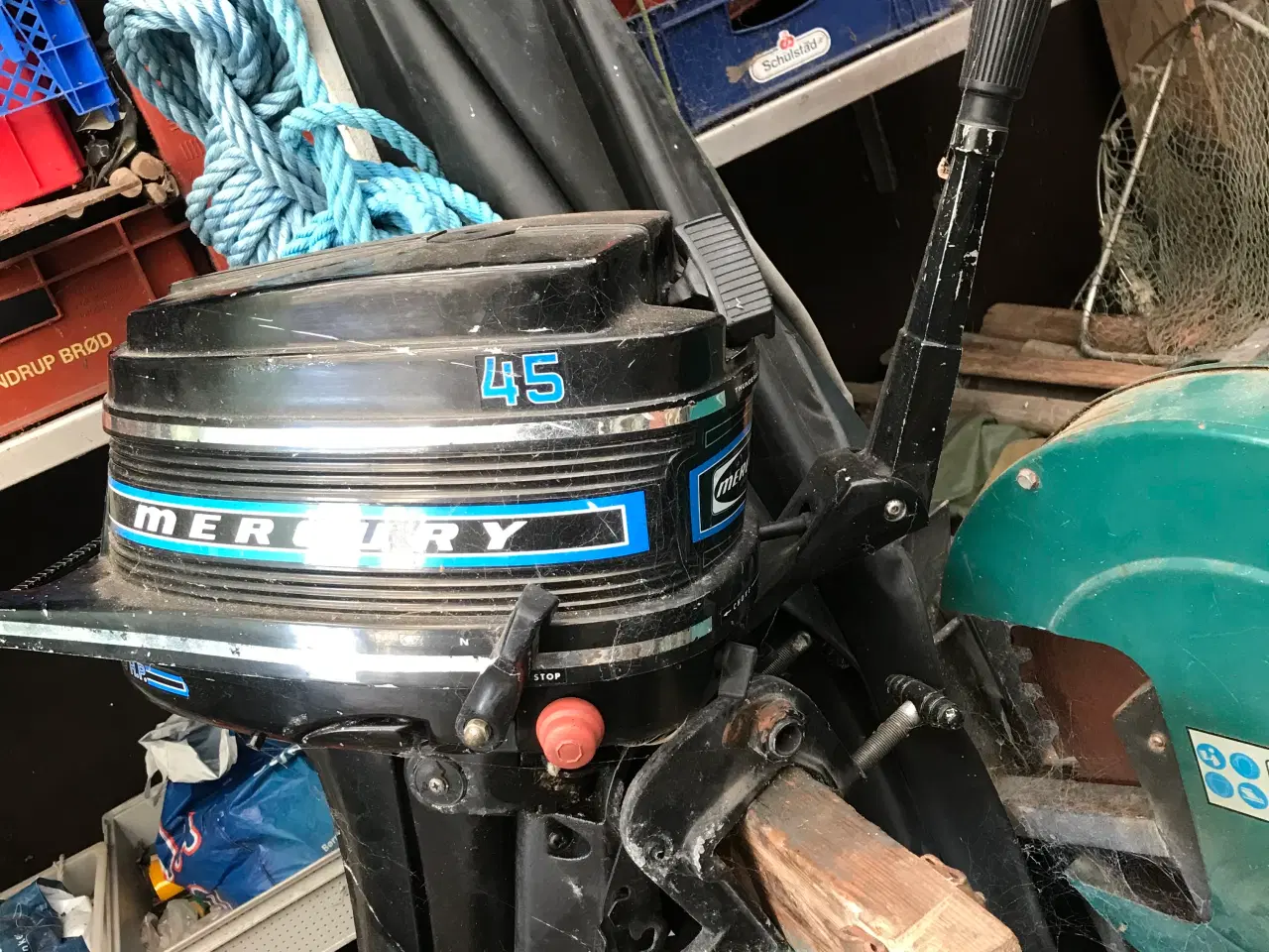 Billede 3 - 4,5 HK 2-takt Mercury påhængsmotor.
