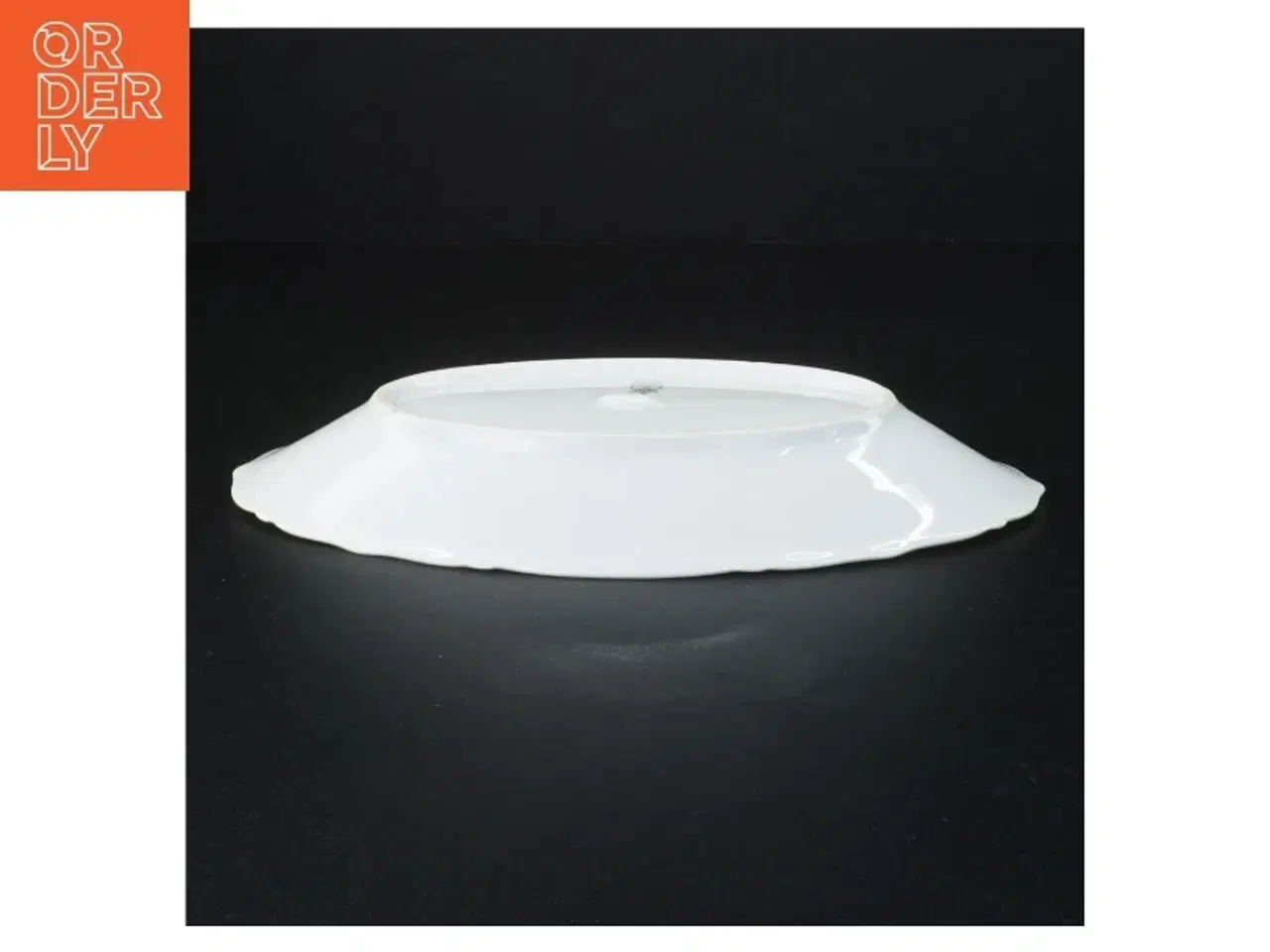 Billede 2 - Porcelænsfad med blomsterdekoration fra Bavaria (str. 25 x 14 cm)