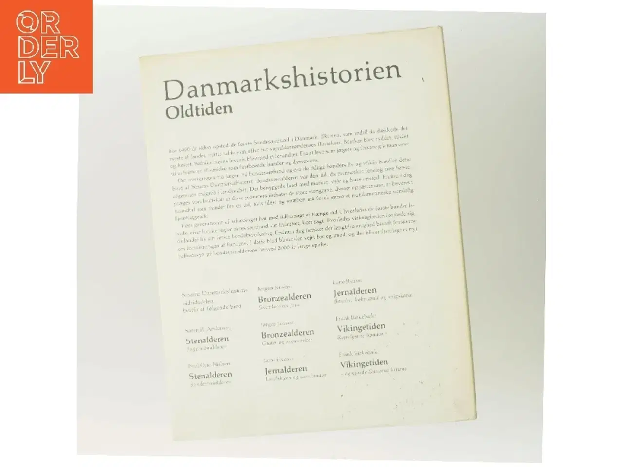 Billede 3 - Danmarkshistorien Oldtiden af Poul Otto Nielsen (Bog)