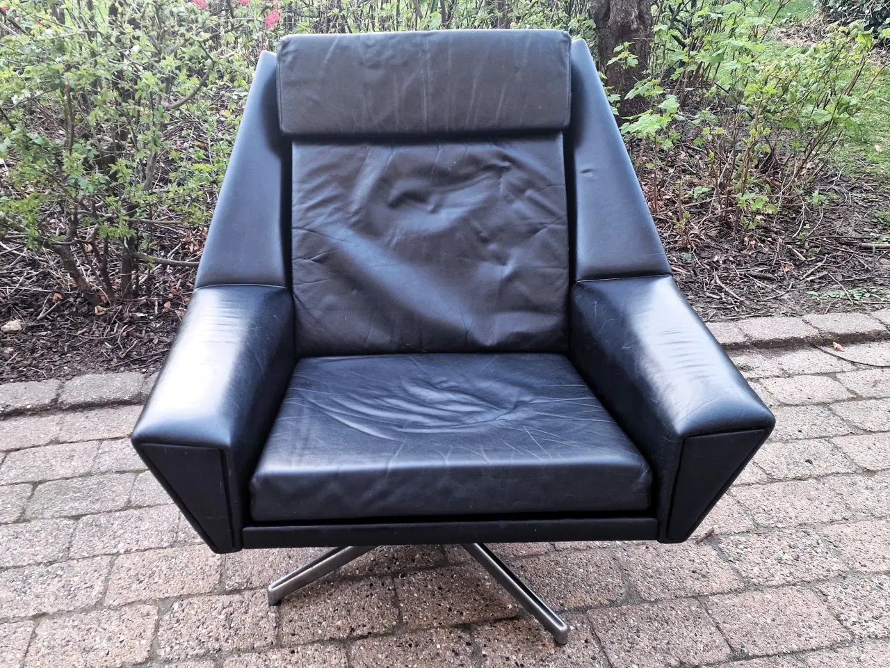 Billede 7 - Fed vintage, swivel lænestol.