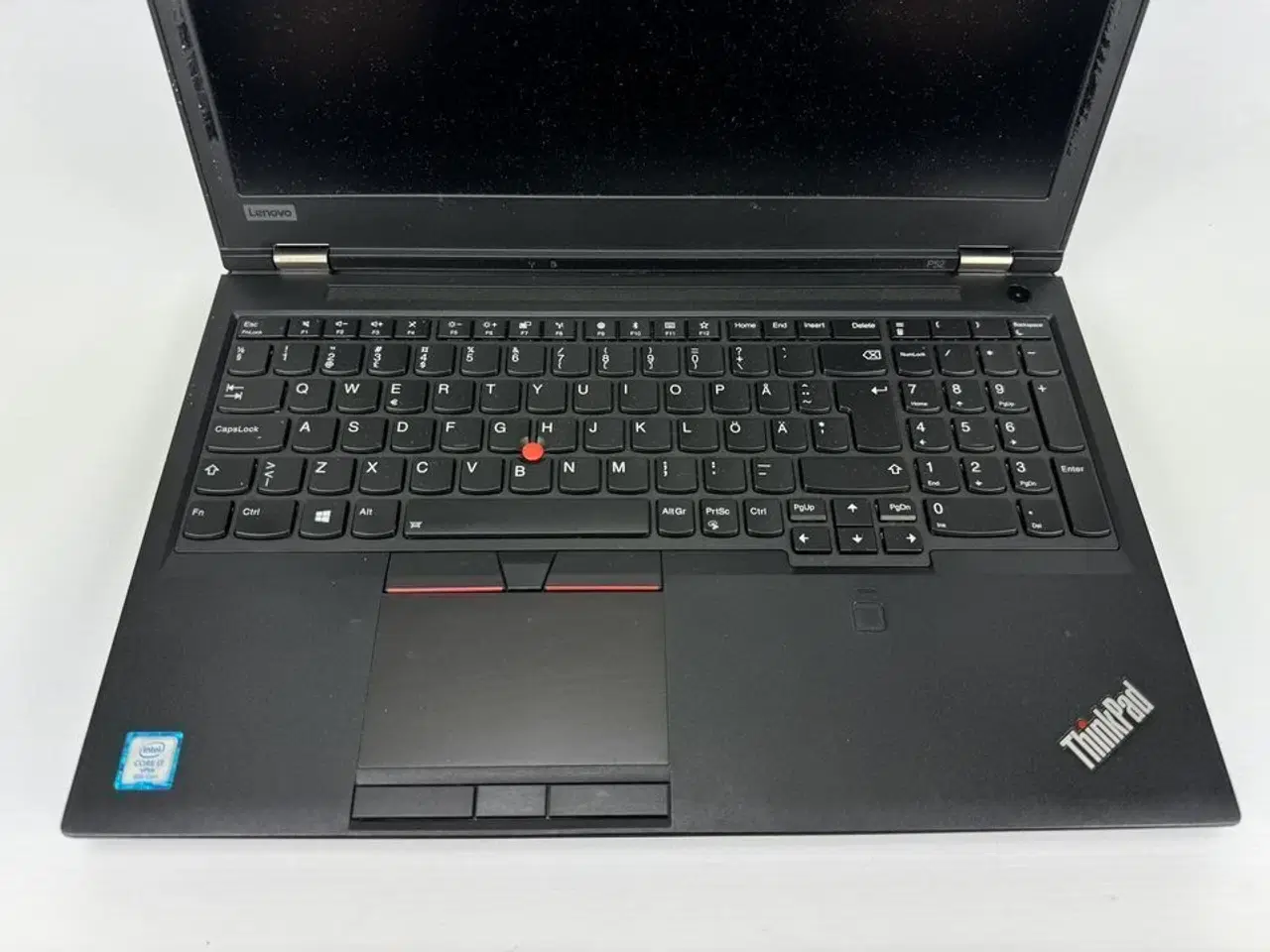Billede 2 - Lenovo ThinkPad P52 i7-8850H 15", 32GB RAM, 512 GB SSD. - LÆS BESKRIVELSE