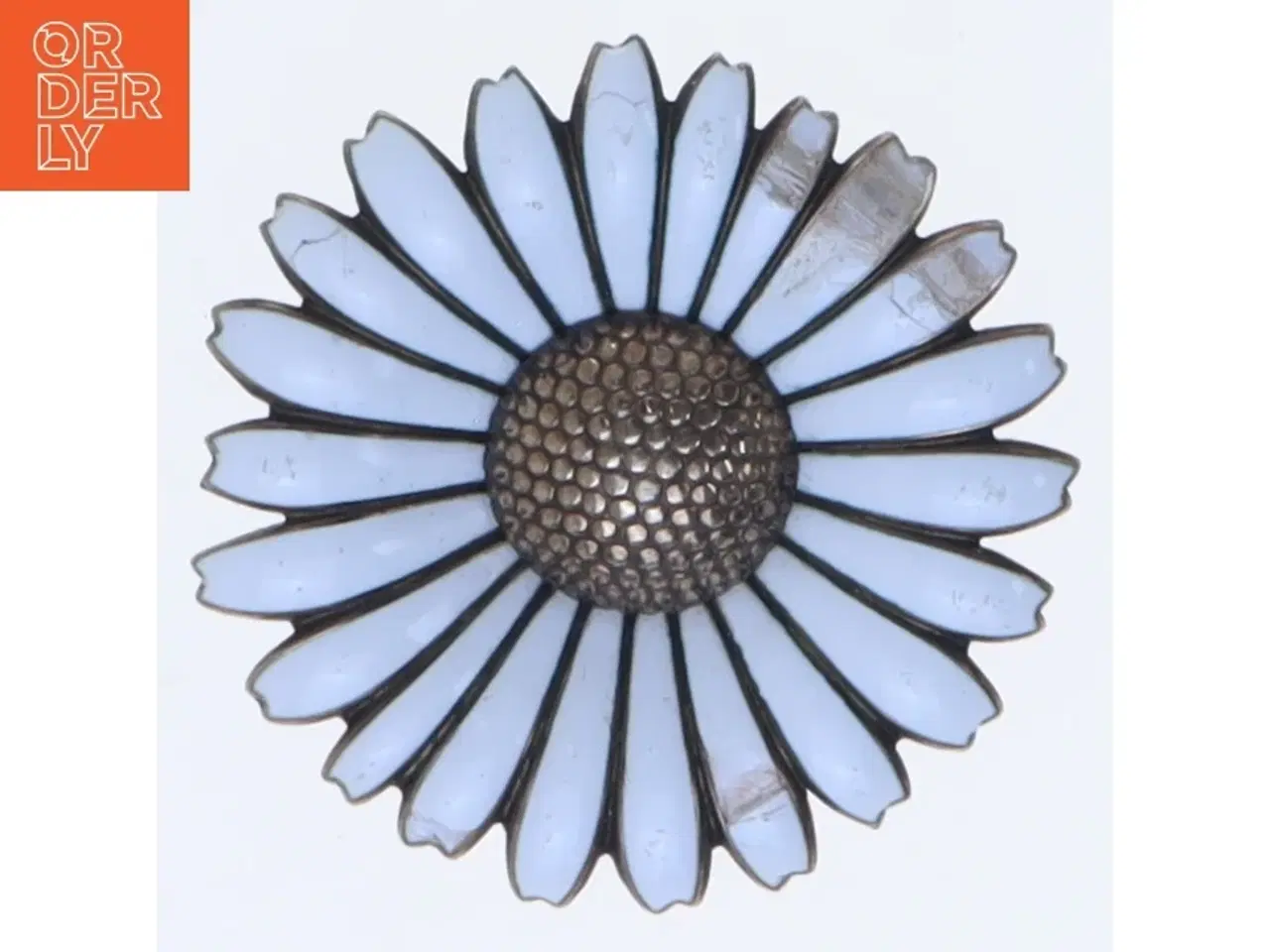 Billede 1 - Vintage blomsterbroche (str. Ø 5 cm)