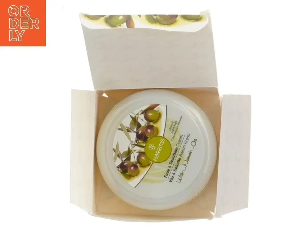 Billede 2 - Ansigts- og decolletcreme med olivenolie fra Harems (str. 10 cm)