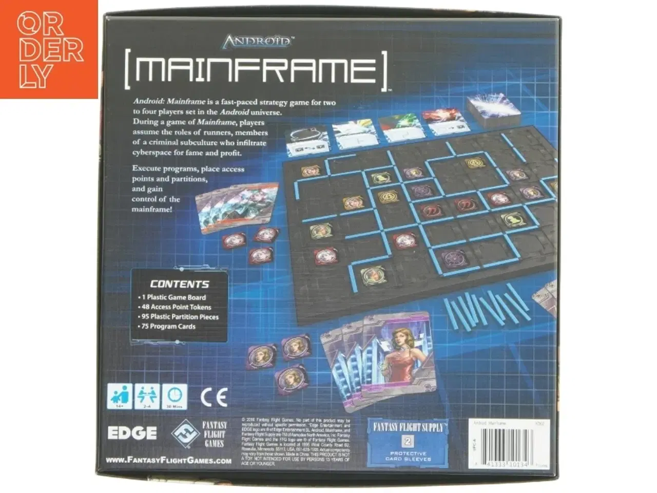 Billede 3 - Android Mainframe brætspil fra Fantasy Flight Games (str. 26x25,5 cm)