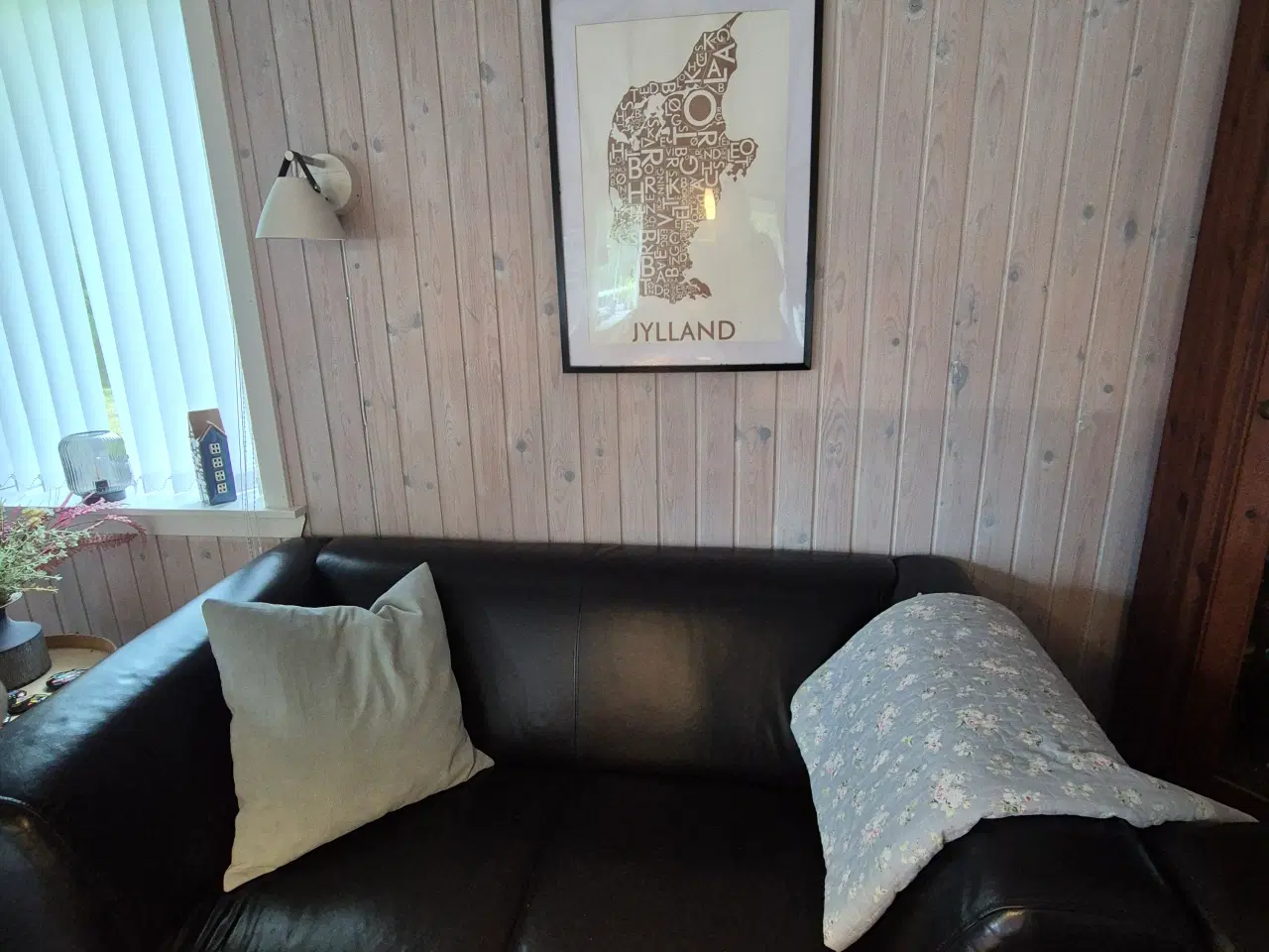 Billede 2 - 3+2 lædersofa. 