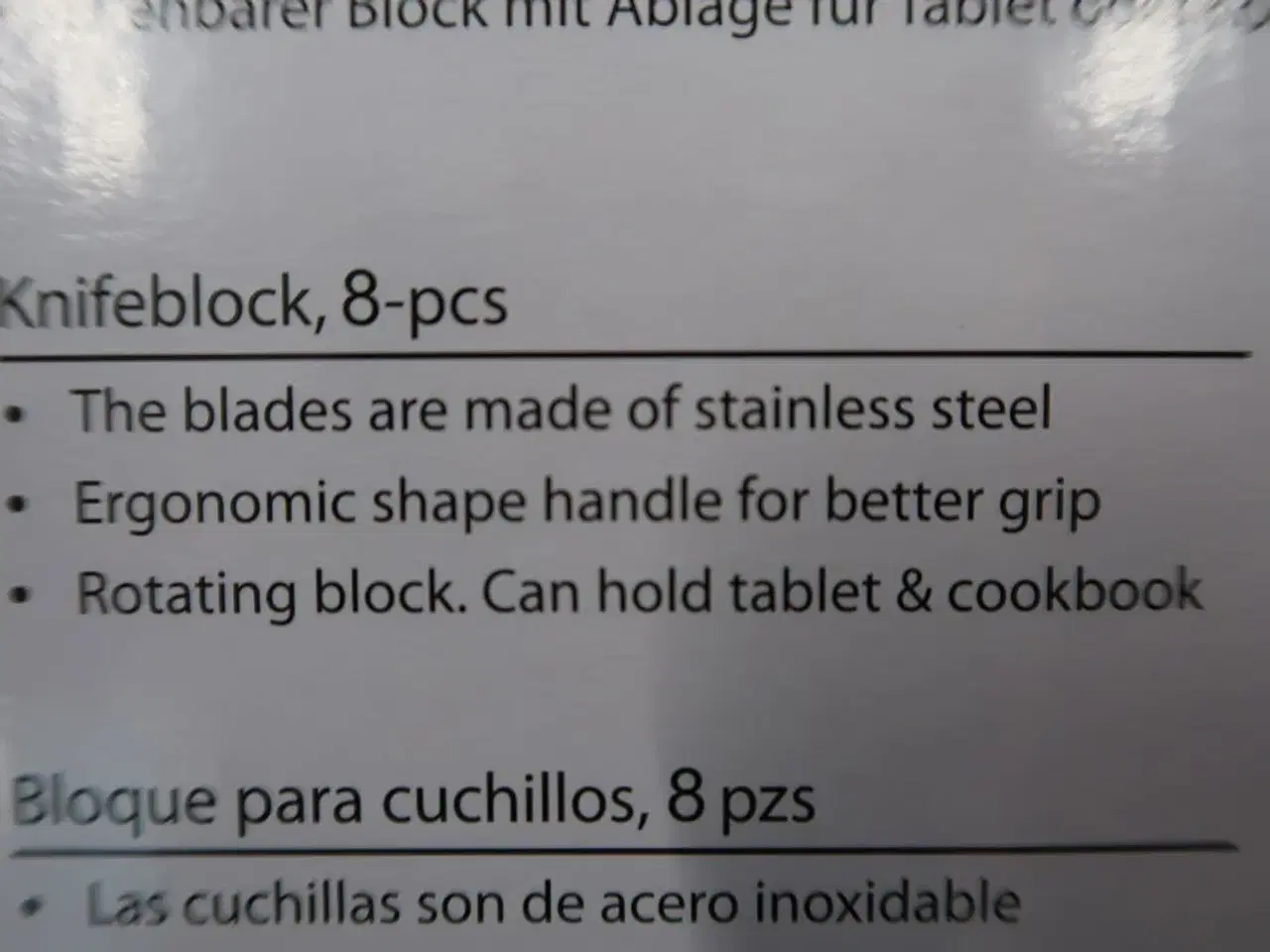 Billede 2 - Knivblok med knive KOCH SYSTEMSE Premium Rotating