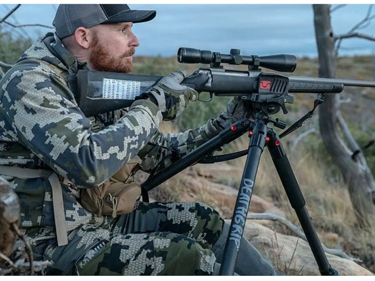 Billede 1 - BOG DeathGrip Carbon Fiber Tripod – Stabil skydestok