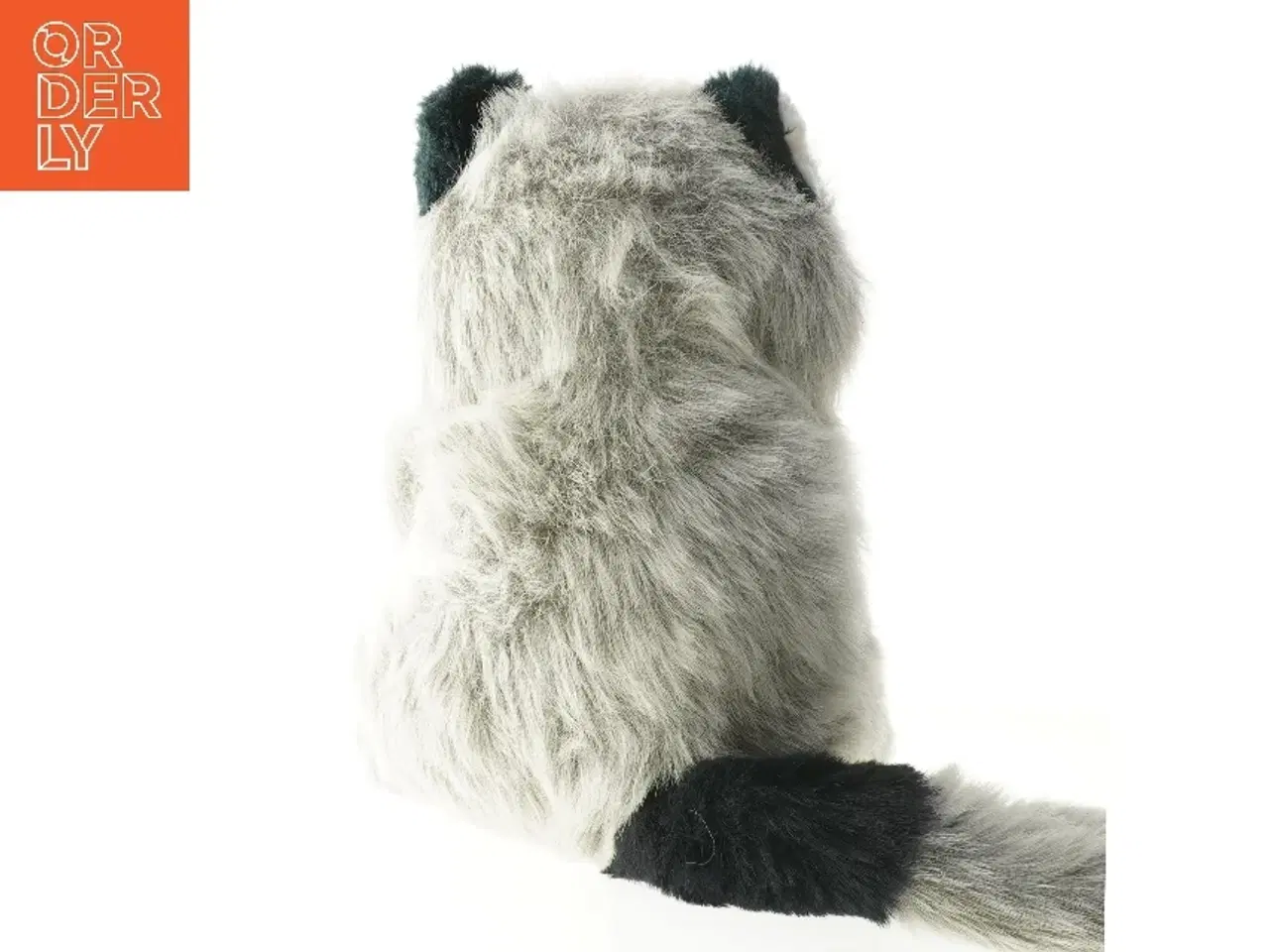 Billede 3 - Grå vaskebjørn bamse (str. 30 cm)