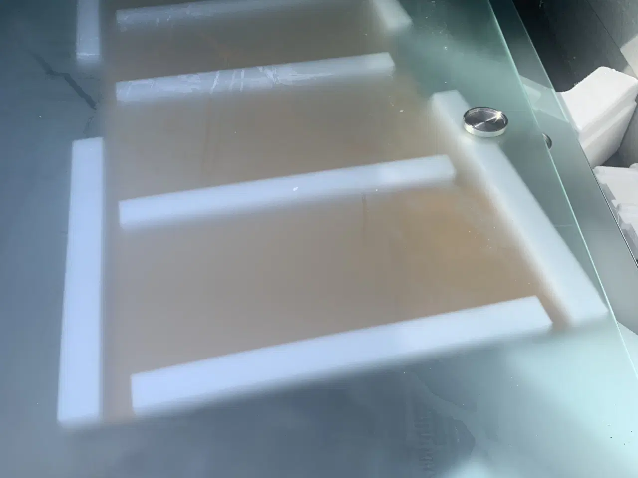 Billede 1 - 2x Glasskydedør med satineret glas