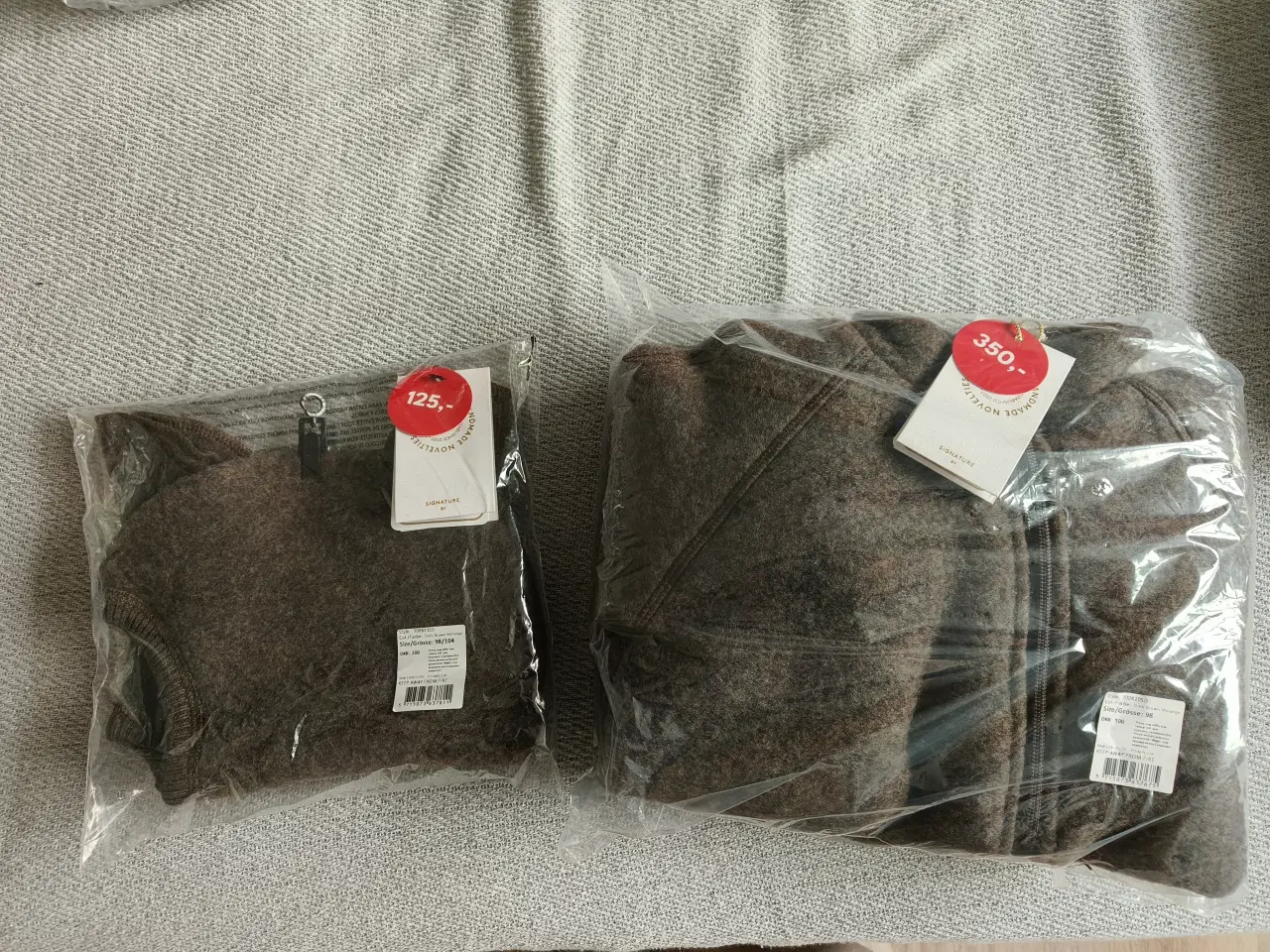 Billede 1 - (nyt) Soft Gallery Merino Ulddragt + Hue i 98/104