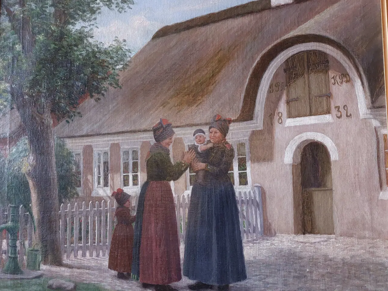 Billede 2 - PETER RIBER ( 1863-1936 ) FANØ MALERI