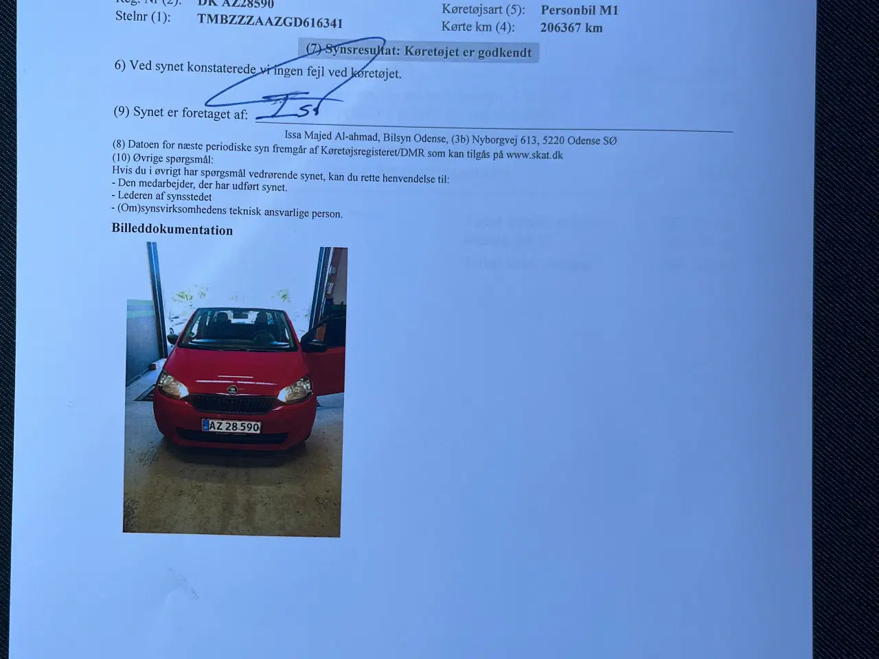 Billede 16 - Skoda Citigo årg 2015 Nysynet