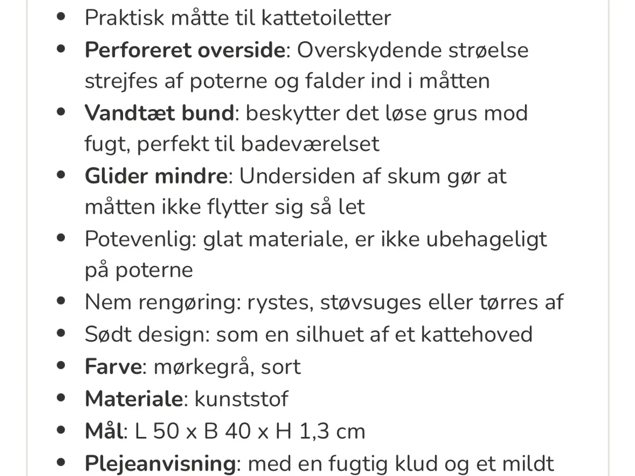 Billede 5 - Kattebakke med måtte