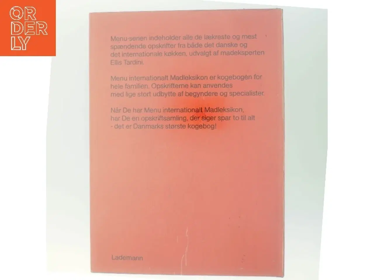 Billede 3 - MENU: Internationalt Madleksikon af Ellis Tardini (Bog)