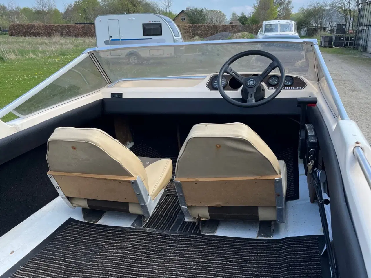 Billede 8 - Fletcher speedbåd med 70 hk og nysynet bådtrailer