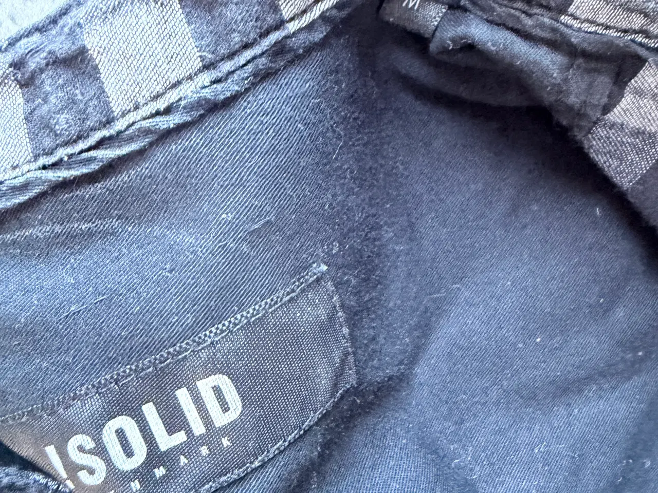 Billede 2 - Isolid Skjorte, ternet, grå, sort, str. M