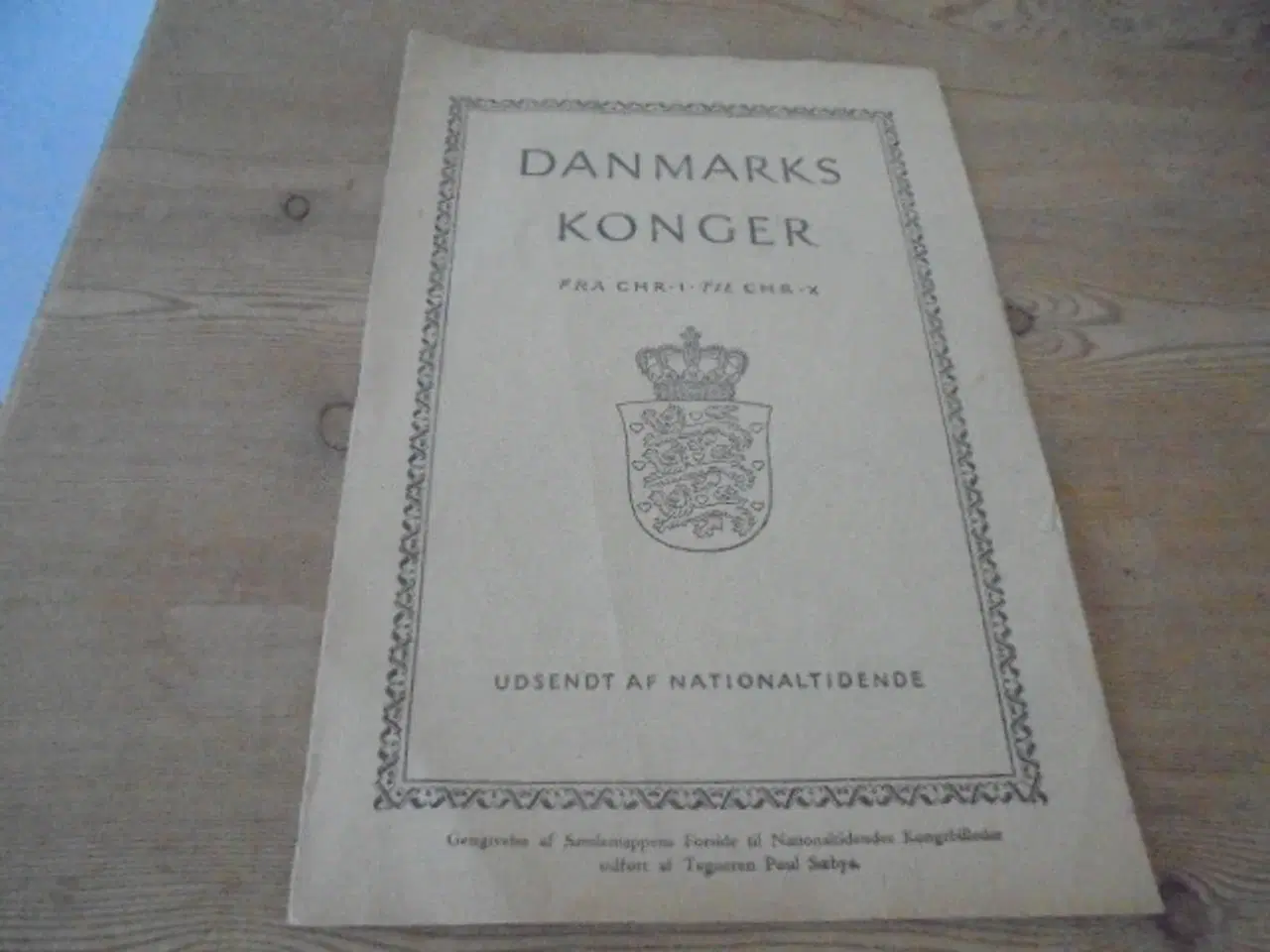 Billede 1 - Danske kongeportrætter – Nationaltidende 1944