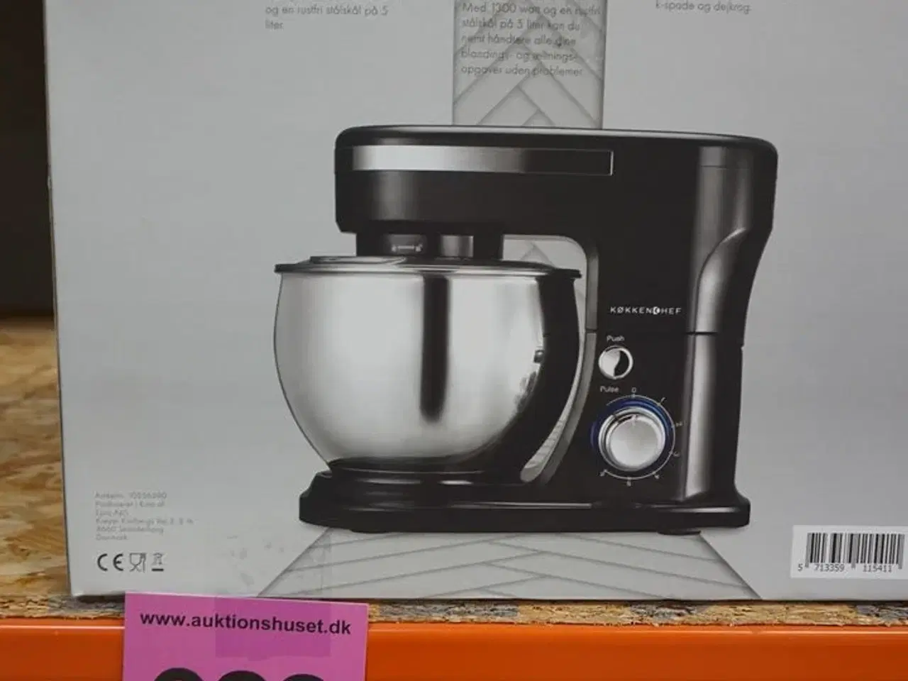 Billede 2 - Køkkenchef køkkenmaskine 5 liter 1300W sort