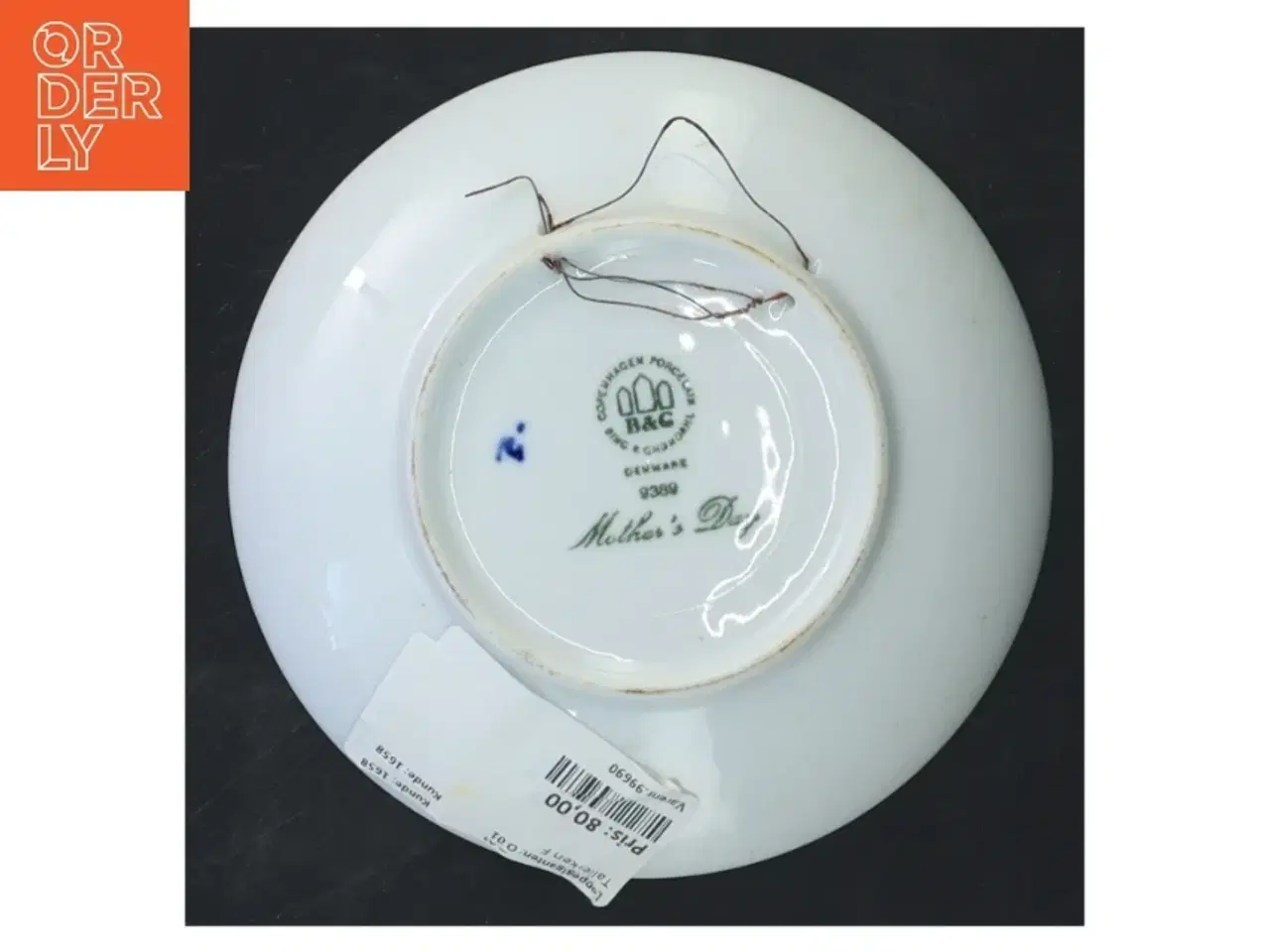 Billede 3 - Mors Dag 1989 porcelænsfad fra B&G (str. Ø 15 cm)
