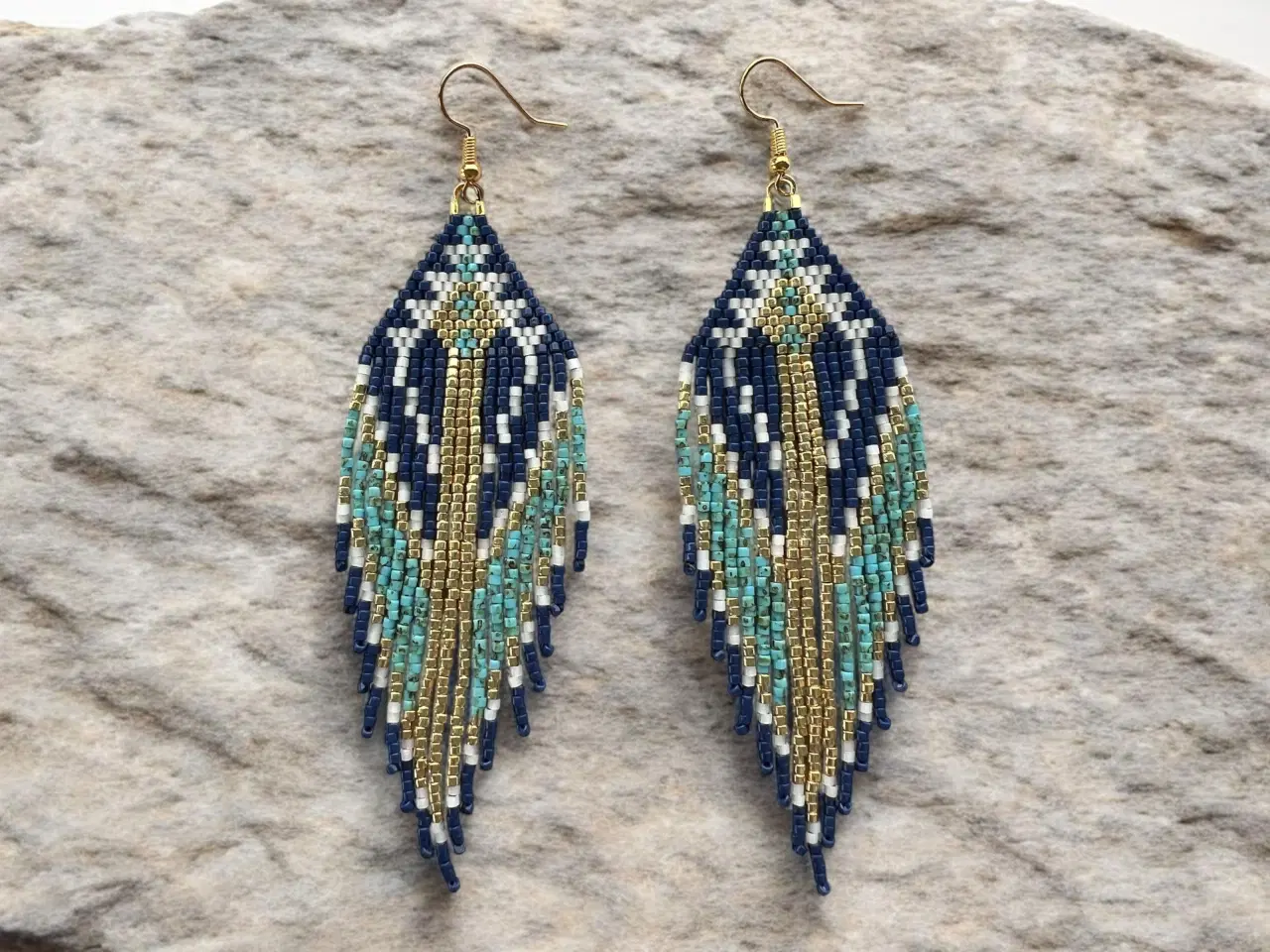 Billede 4 - Grønlandske øreringe, håndlavede 